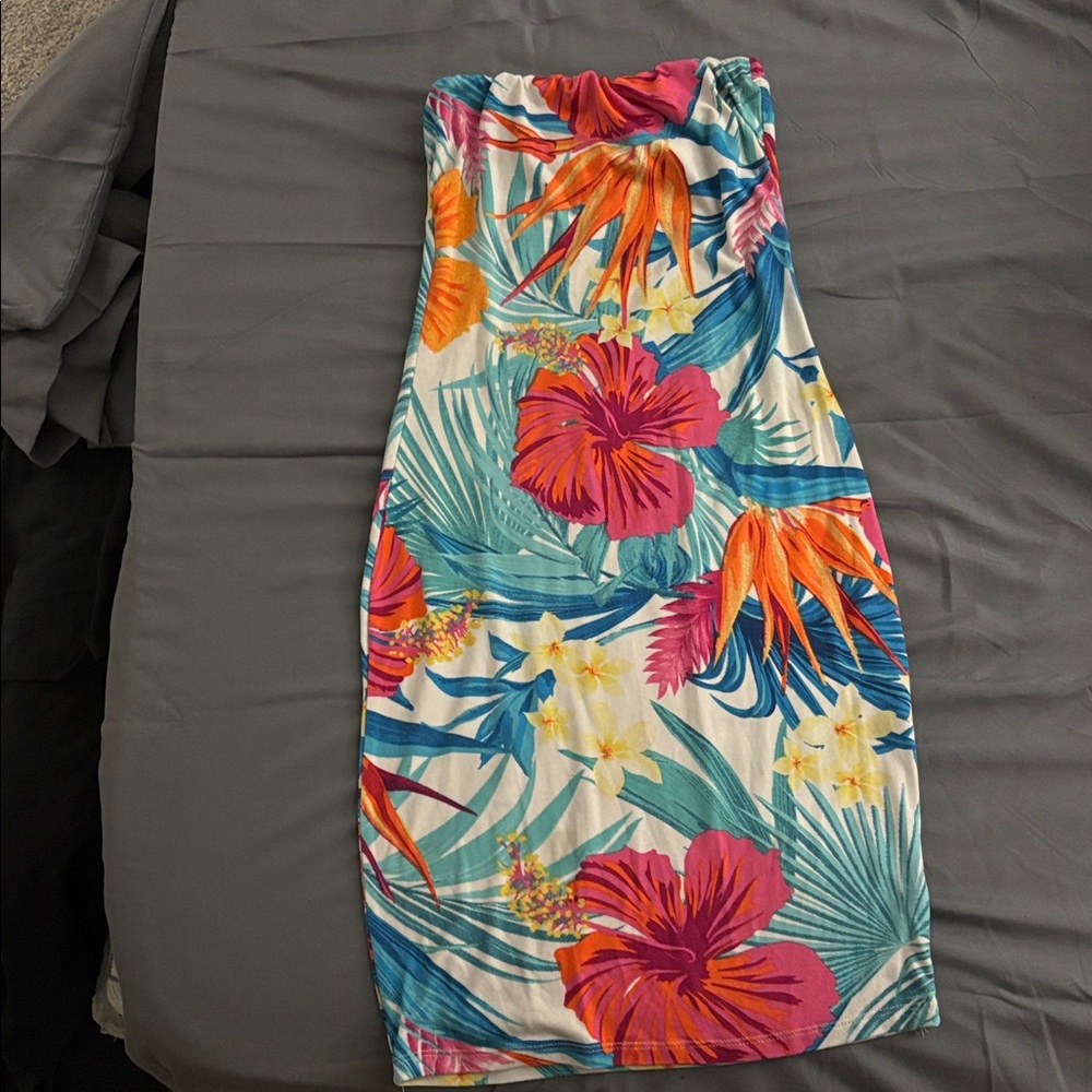 Absolutely Colorful Floral Dress